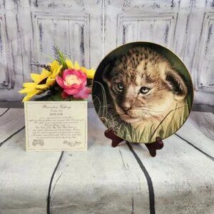 Princeton Galleries Lion Cub Plate